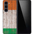 Ireland Flag Dark Wood Galaxy Z Fold5 5G Skin